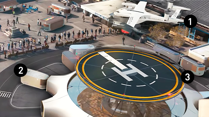 미래 도시를 위한 솔루션 UAM PBV HUB