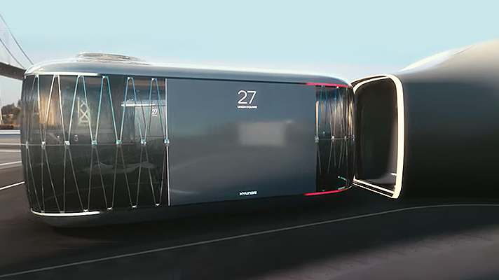 UAM과 PBV의 환승 거점 hub 설명