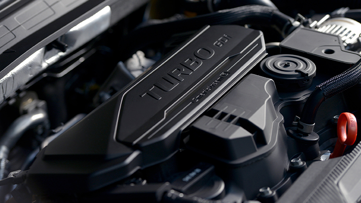 유럽 판매용 투싼 N 라인 엔진 이미지