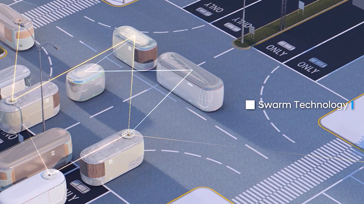 교차로에서의 PBV 모습