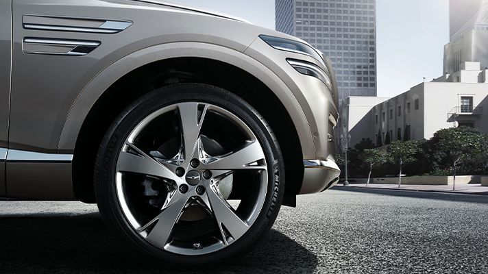 GV80에 적용된 지-매트릭스 패턴의 22인치 스퍼터링 휠