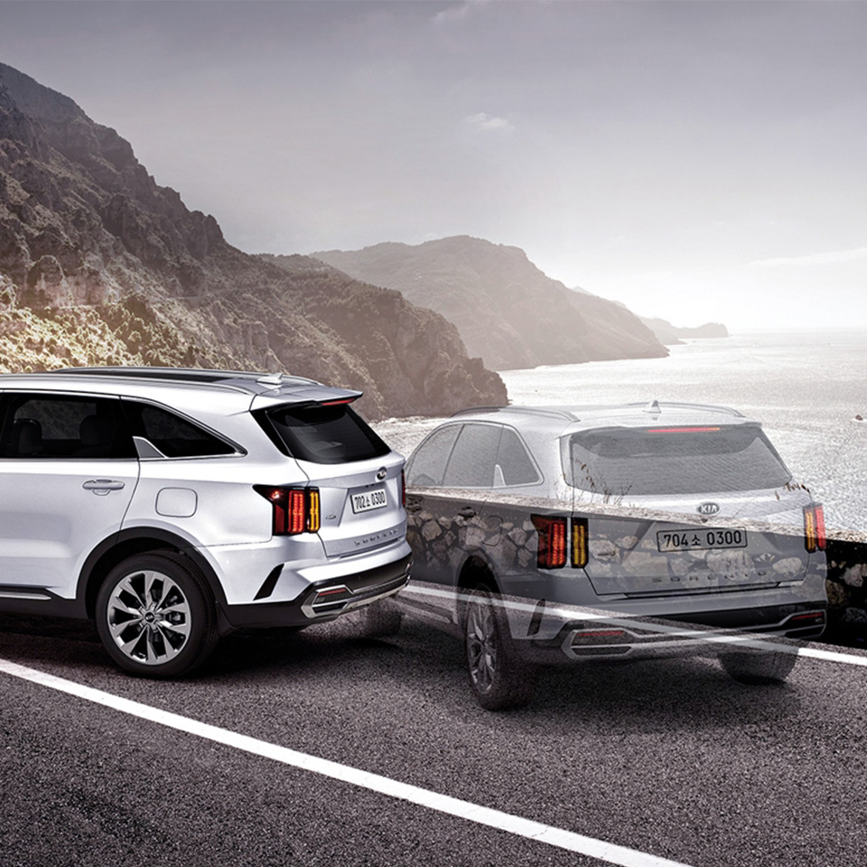 다중 충돌방지 자동 제동 시스템이 적용된 자동차