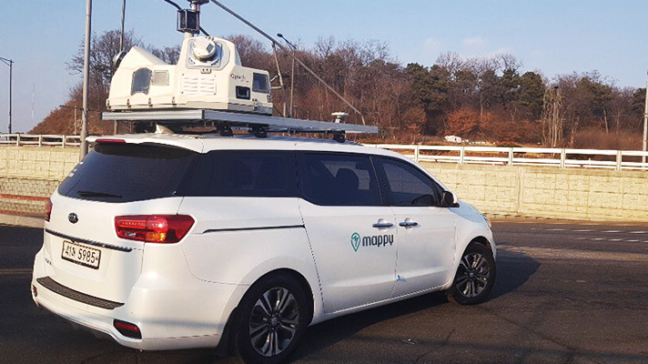 정밀지도 구축용 MMS 차량