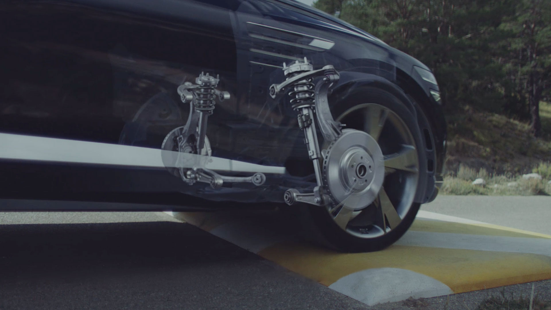 GV80에 장착되는 전자제어 서스펜션