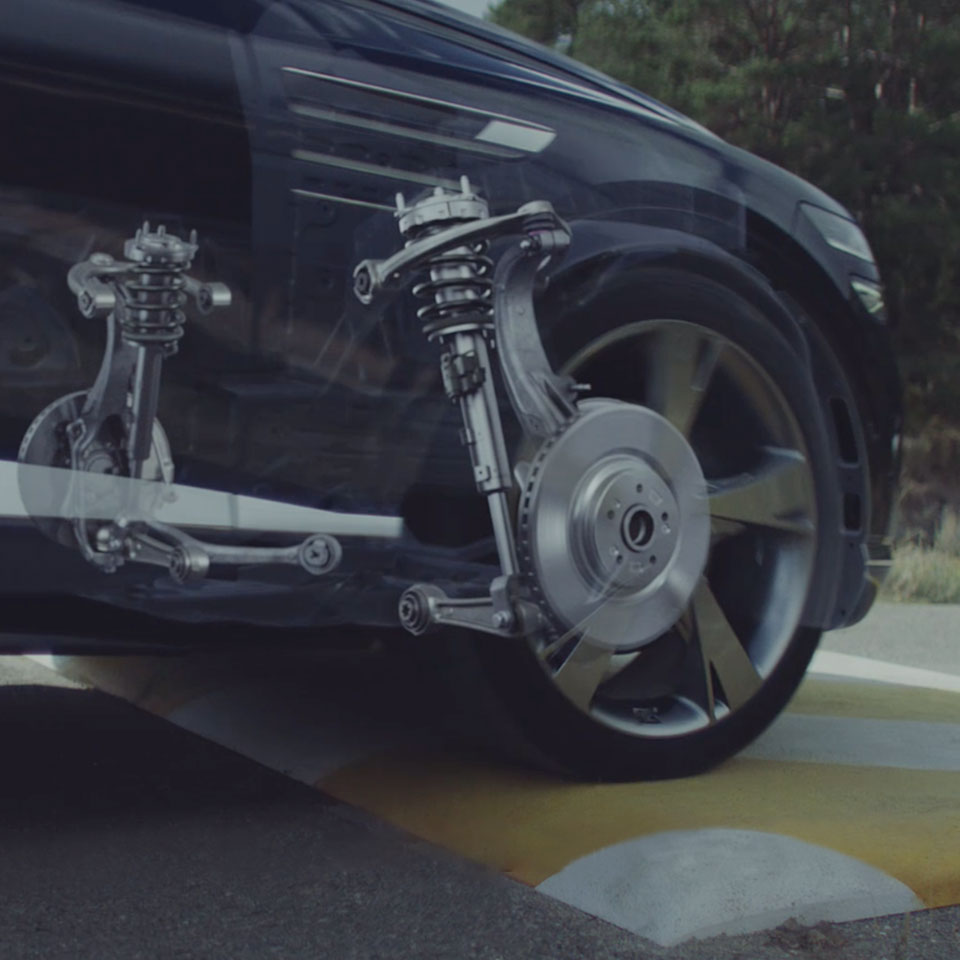 GV80에 장착되는 전자제어 서스펜션