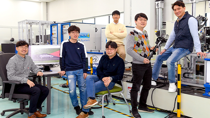 샤시제어로직개발팀 단체 사진