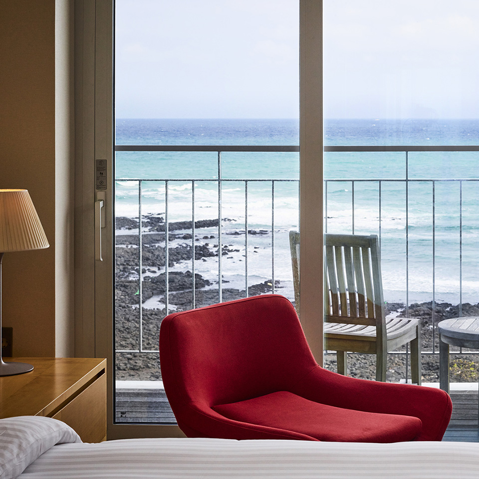 해비치호텔의 객실 내부 모습