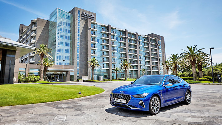 해비치호텔과 제네시스 G70