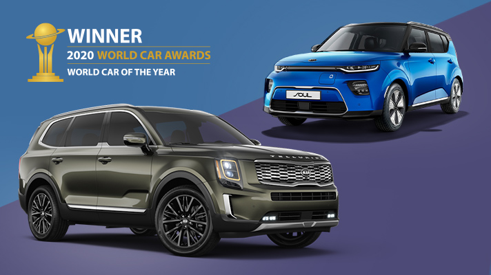 2020 월드카 어워즈에 선정된 기아자동차 텔루라이드와 쏘울 EV