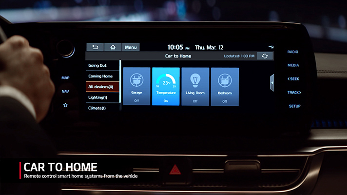 K5 인포테인먼트 시스템에 적용된 카투홈