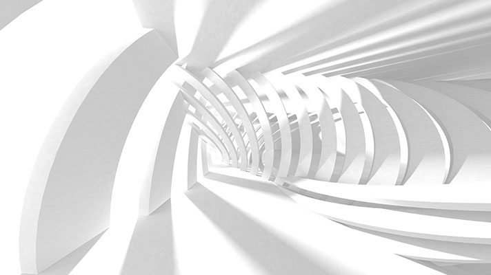 비정형 건축 3D 일러스트 모습