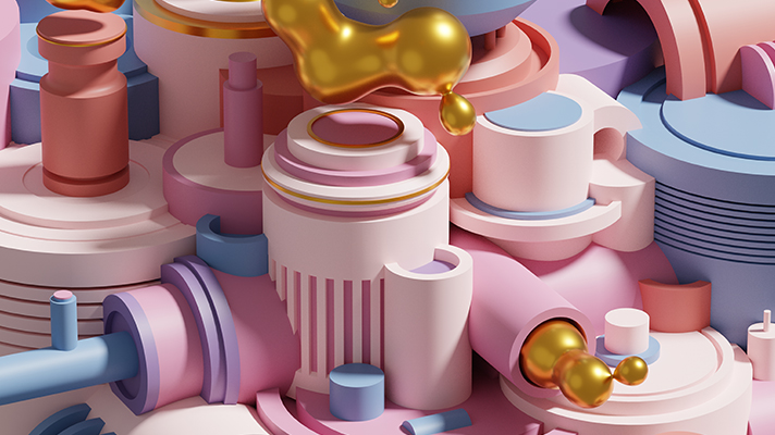 다양한 비정형 요소 모습