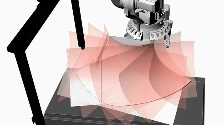 로봇을 활용한 비정형 UHPC 제작 과정