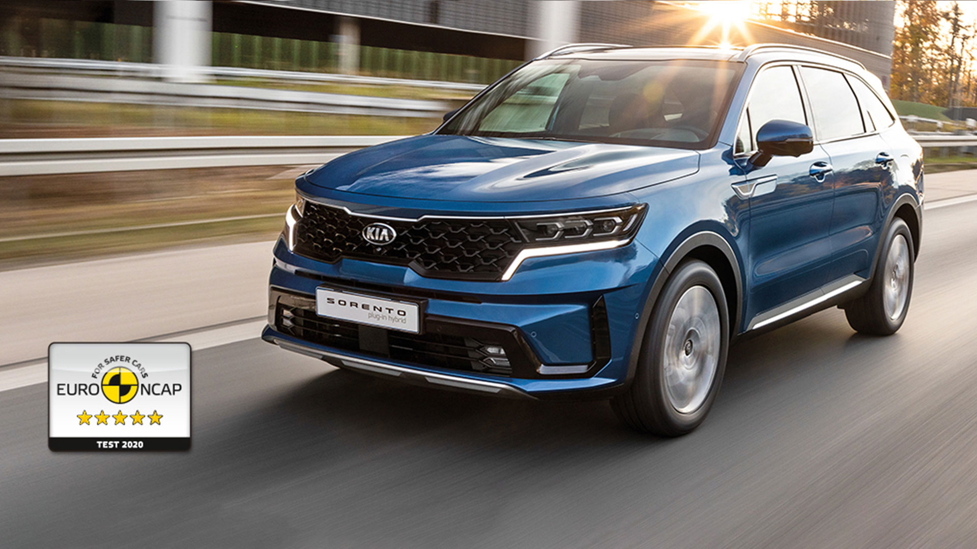 Fivestar Euro NCAP safety rating for new Kia Sorento