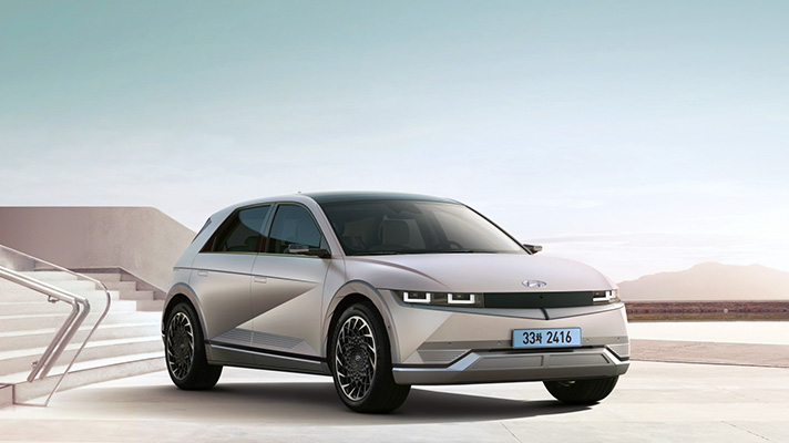 현대자동차 아이오닉 5 우측 전면 모습