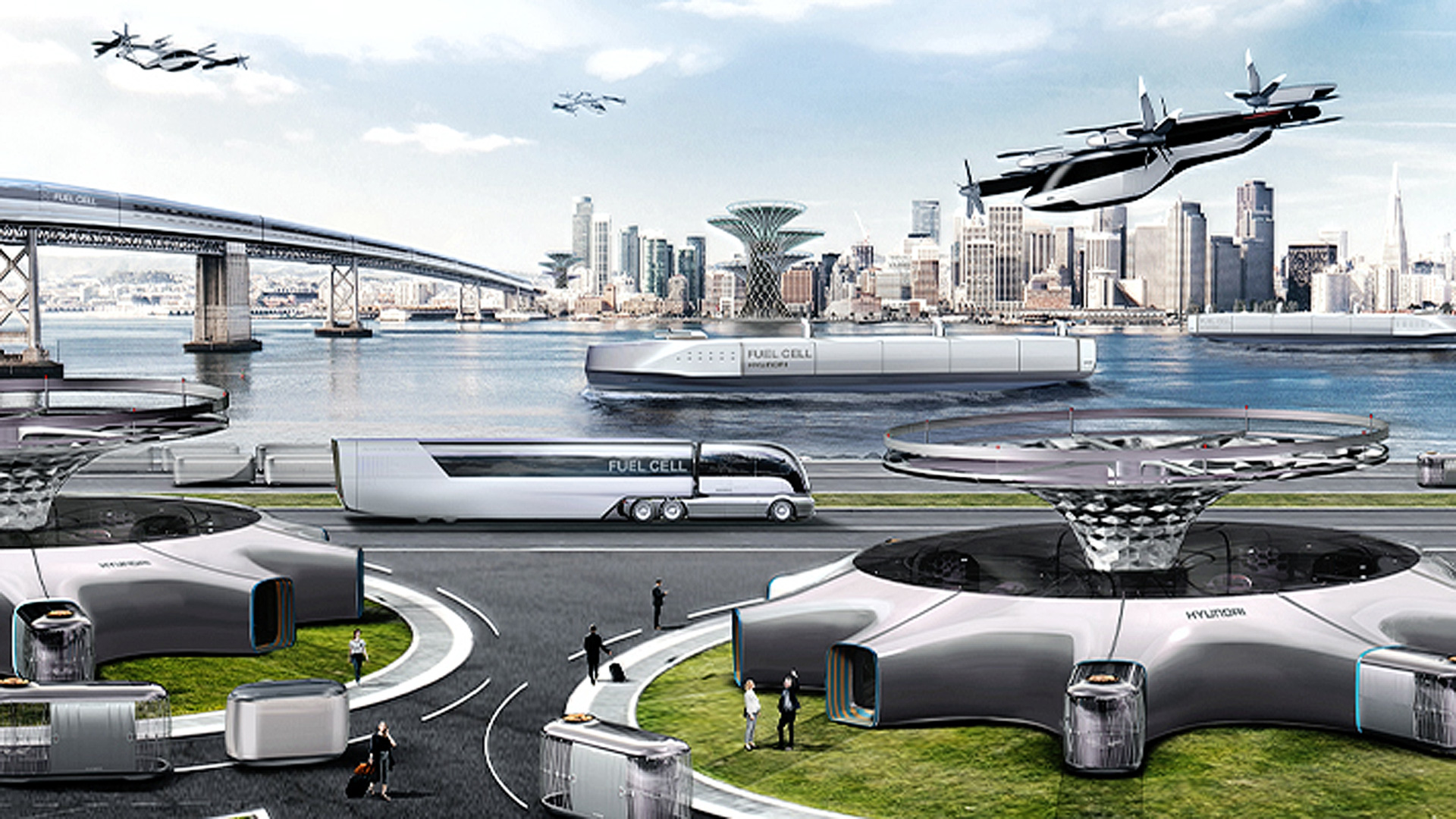 Future city built with Hyundai Motor Group’s hydrogen infrastructure