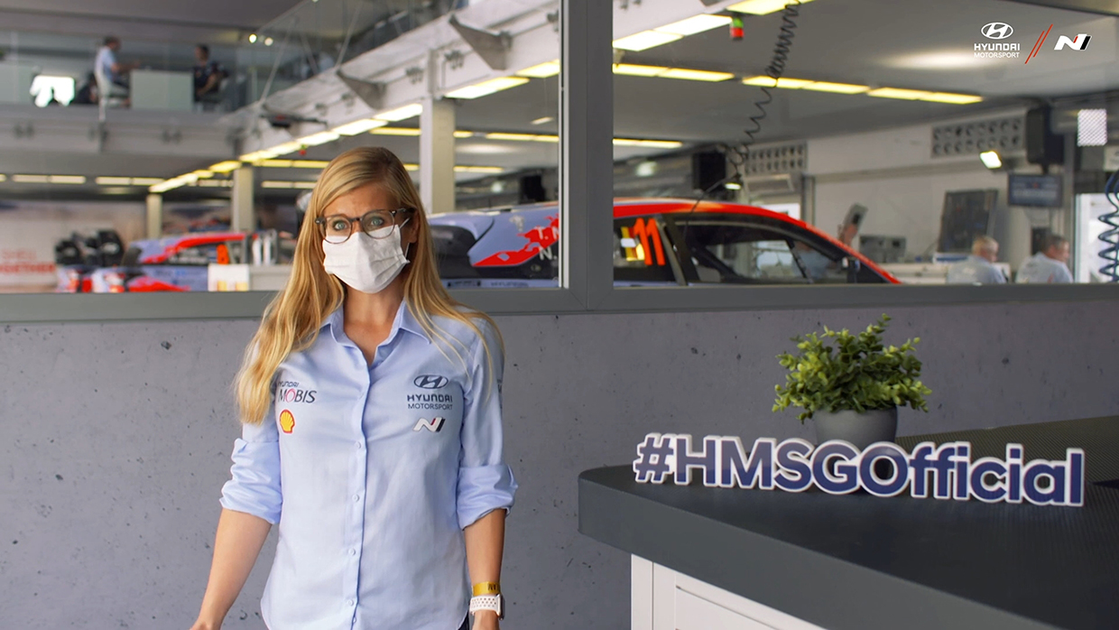 현대모터스포츠팀의 호스피탈리티와 이벤트를 담당하는 미케 버카멘(Mieke Vercammen)