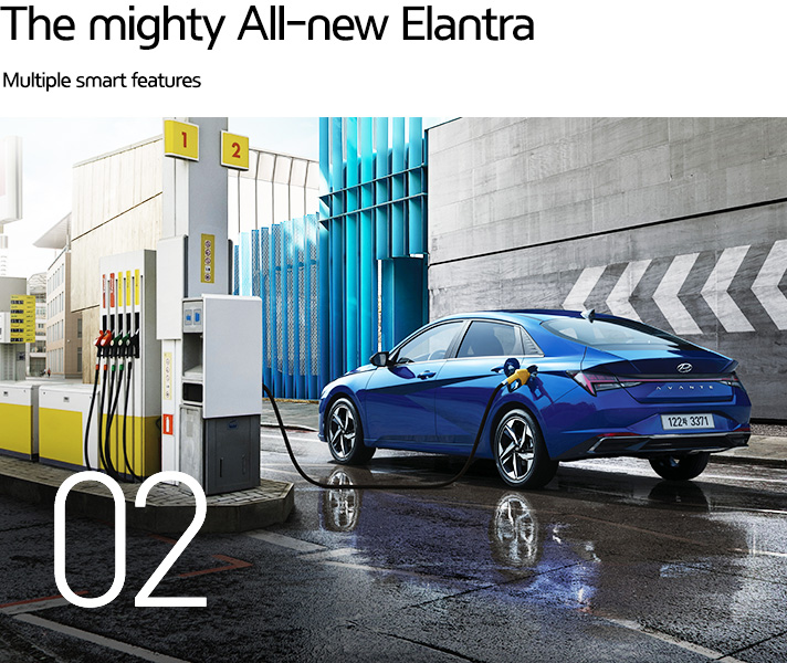 The mighty All-new Elantra Multiple smart features