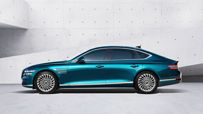 제네시스 G80 측면