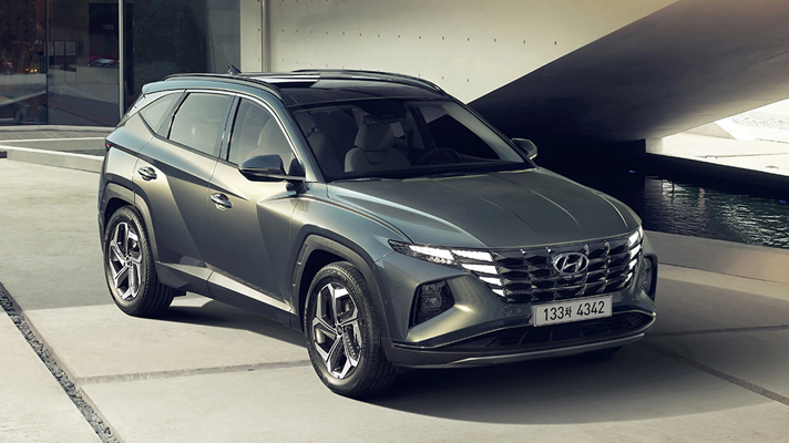 4세대 투싼의 앵글 뷰