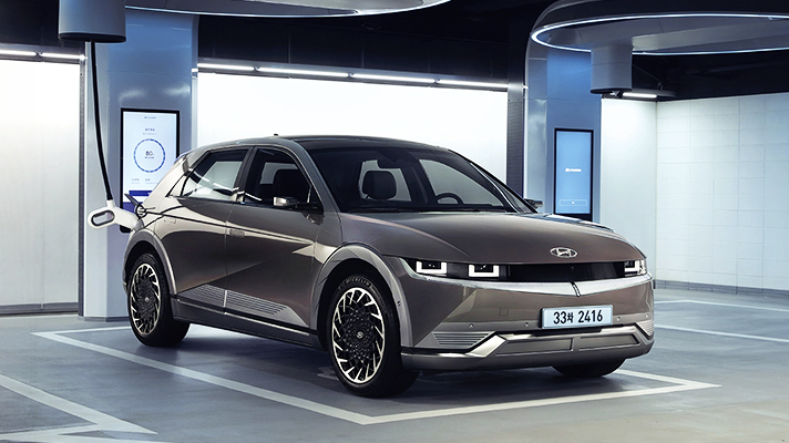 충전중인 현대자동차 아이오닉 5