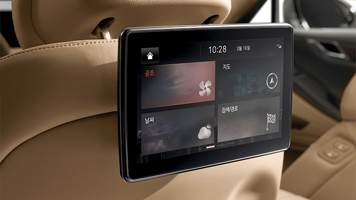 후석 멀티미디어 시스템