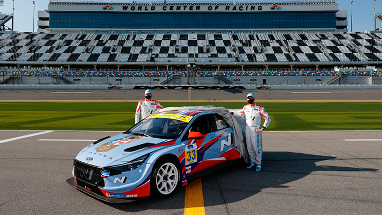 IMSA 미쉐린 파일럿 챌린지에서 공개된 아반떼 N TCR