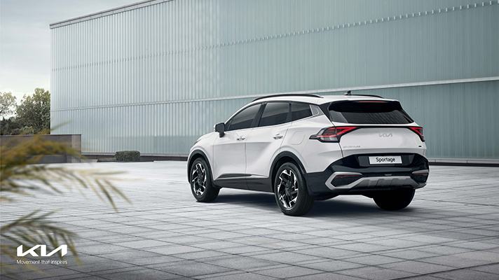 기아 5세대 신형 스포티지 후 측면 앵글 뷰