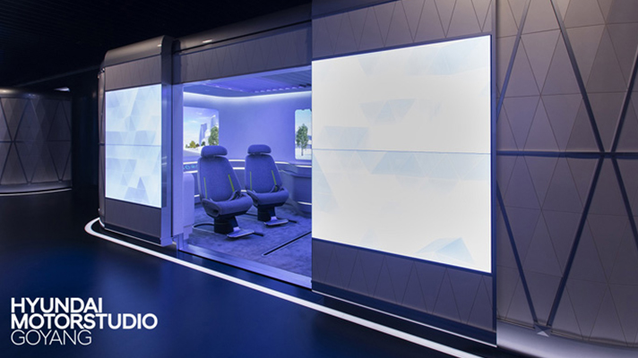 Inside view of Hyundai Motorstudio Goyang