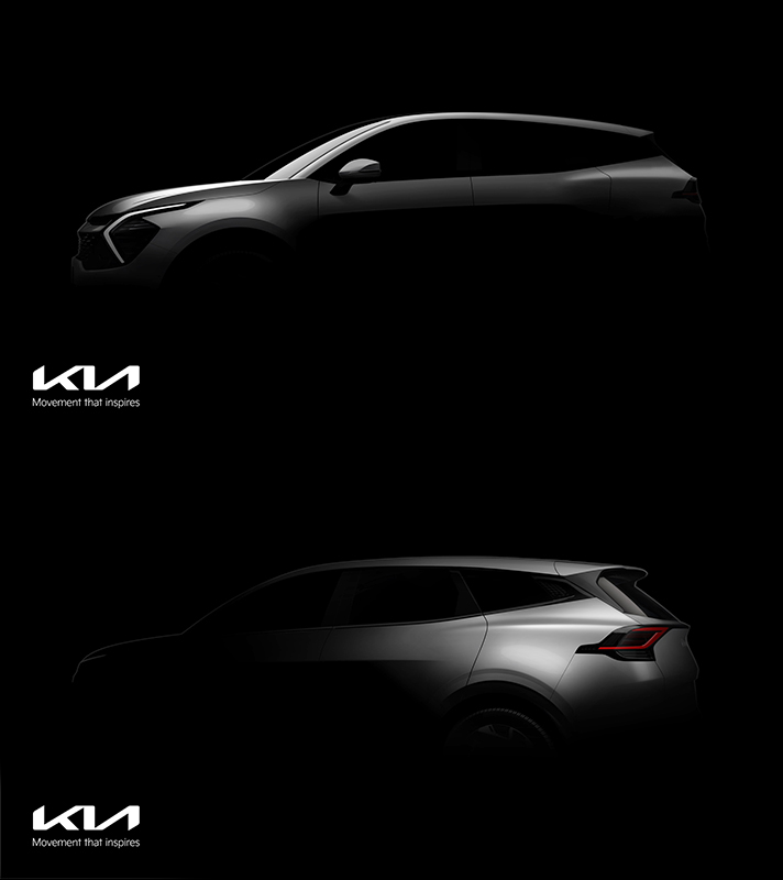 웅장하면서도 스포티한 스포티지의 측면 실루엣