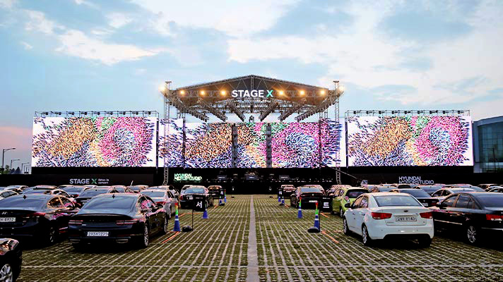Hyundai motorstudio STAGE X drive in concert
