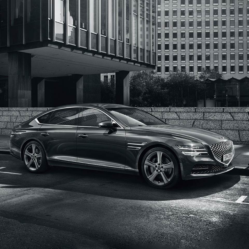 제네시스 G80 측면