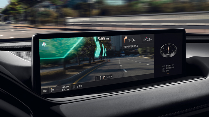 제네시스 G80 내비게이션