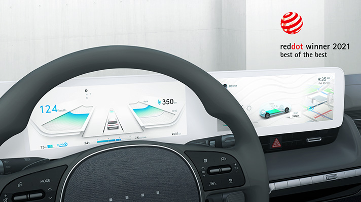 Hyundai infotainment system Jong-e for electric vehicles Red Dot Award