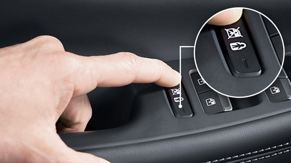 차일드락이 포커스된 모습