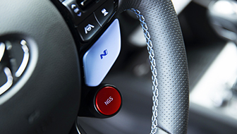 Close-up of the handle of the Kona N