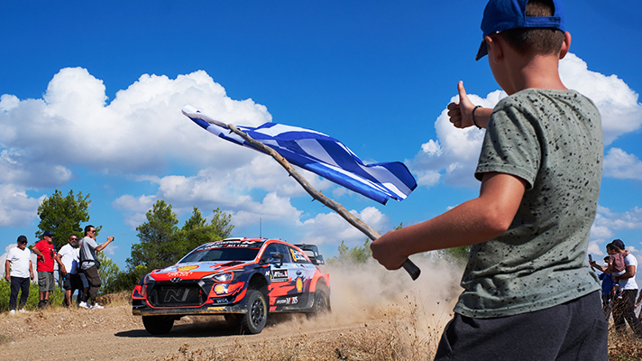 Image of Ott Tanak rally car