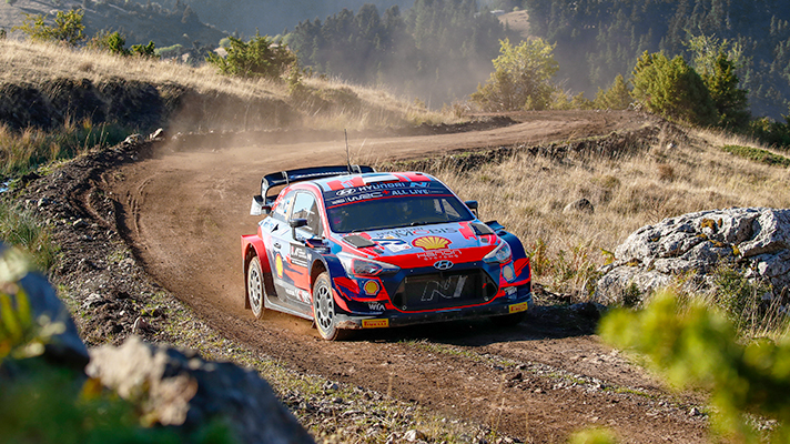 고지대를 주행하는 i20 N 랠리카