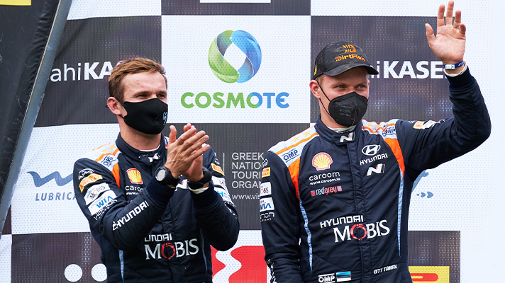 Ott Tanak takes second at WRC EKO Acropolis Rally Greece 2021