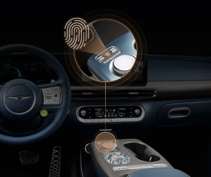 GV60 생체 인식 기술인 지문 인증 시스템