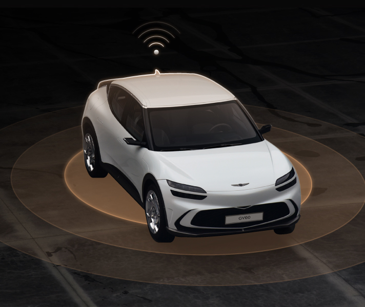 무선(OTA) 소프트웨어 업데이트 3D 일러스트