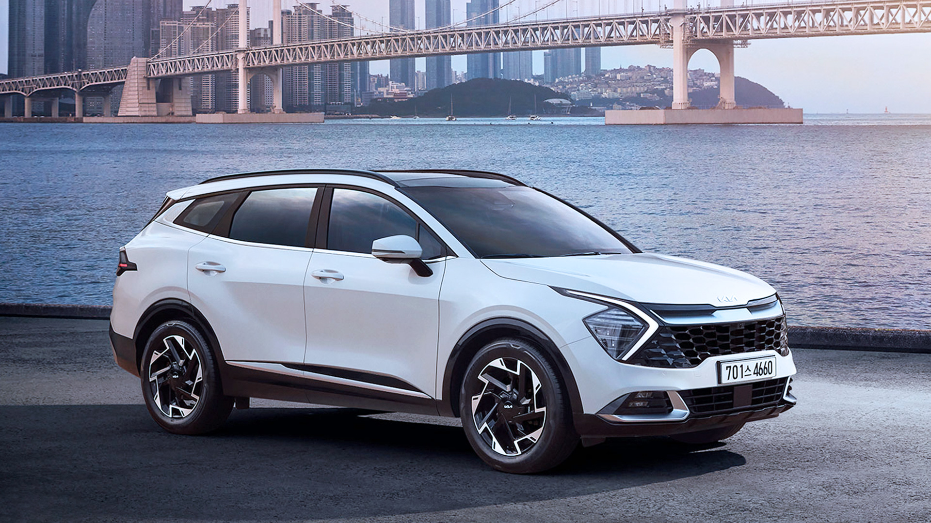 기아 준중형 SUV 스포티지 전측면