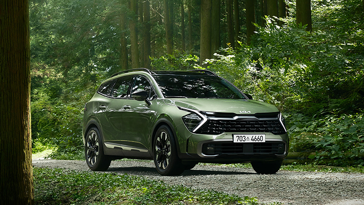 정글 우드 그린 컬러 그래비티 전측면