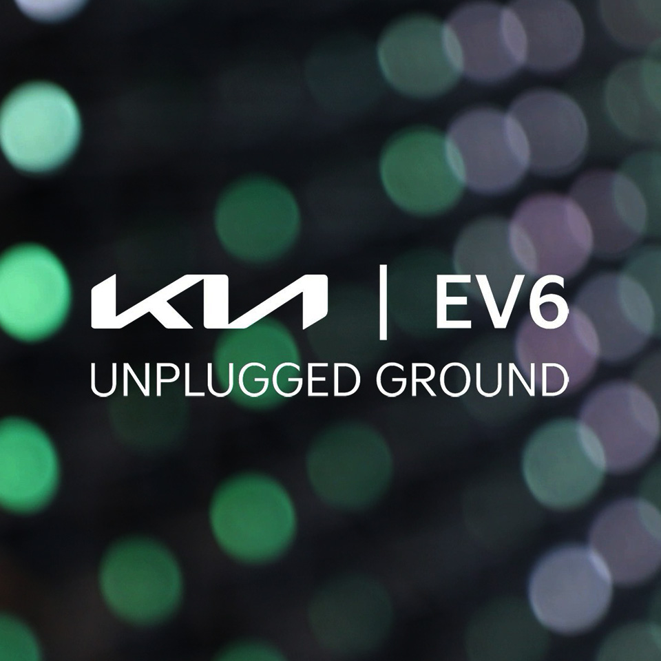 기아 EV6 언플러그드 그라운드 영상 인트로