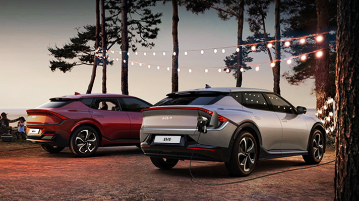 배터리 전력을 외부로 공급하는 EV6