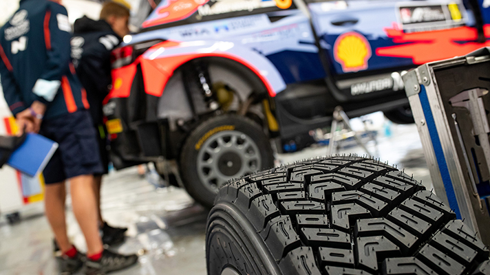 Pirelli tire close-up
