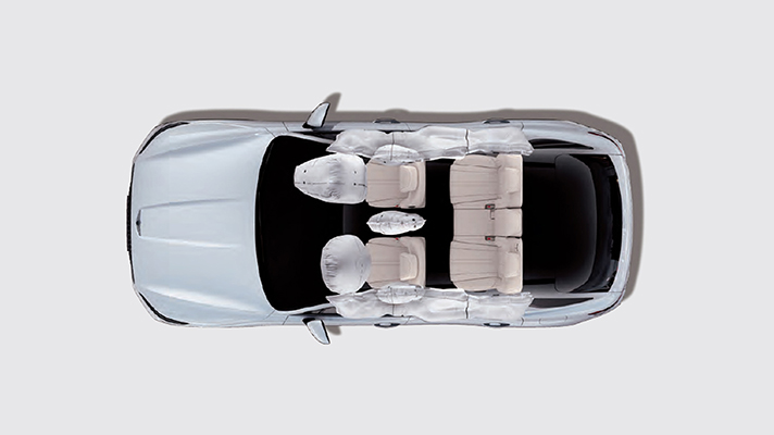 제네시스 차량 에어백 버드뷰