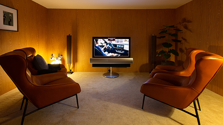 B&O sound system experience space installed in GV60