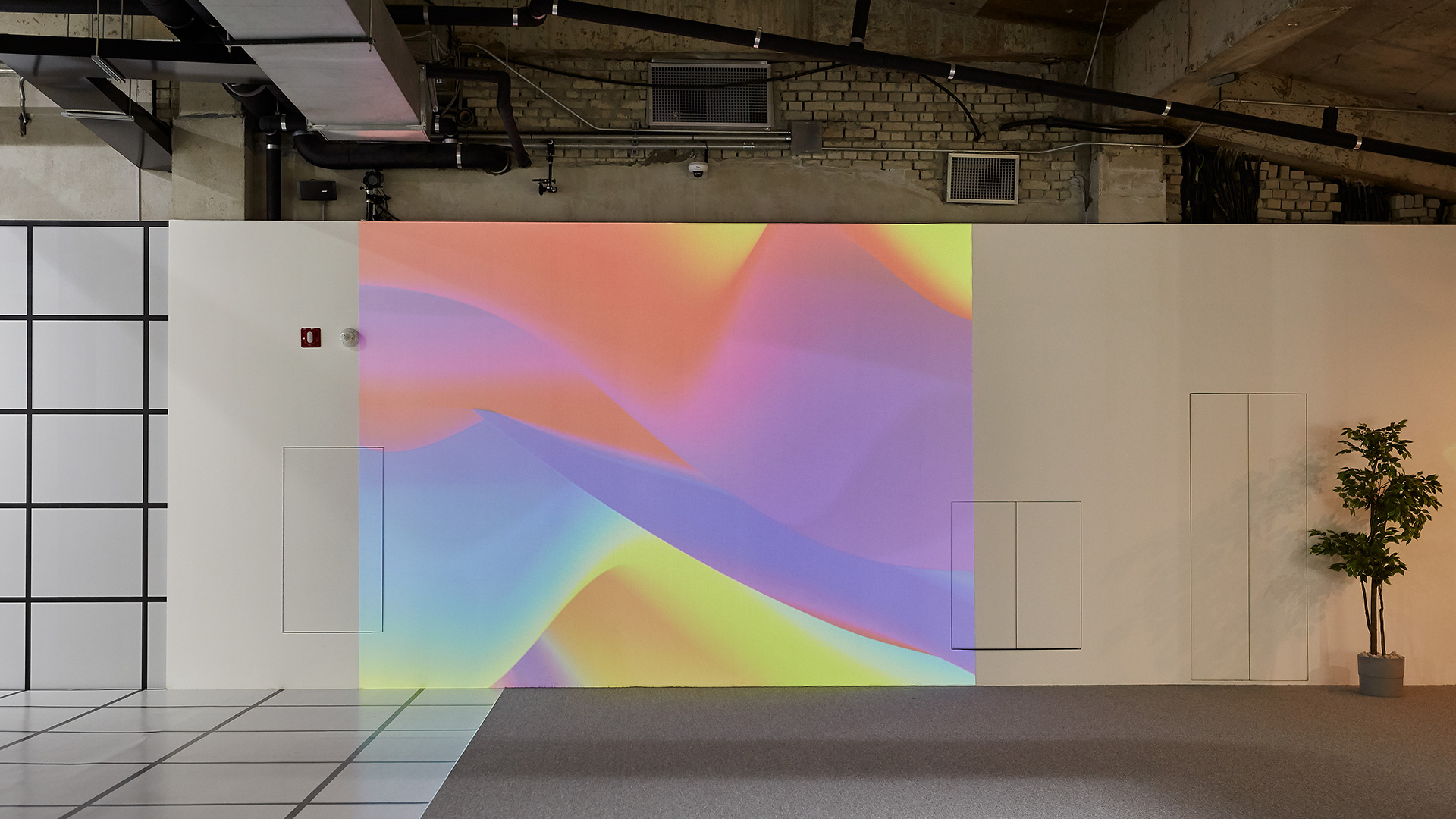 캐스퍼 스튜디오 내 무빙 영상 아트월