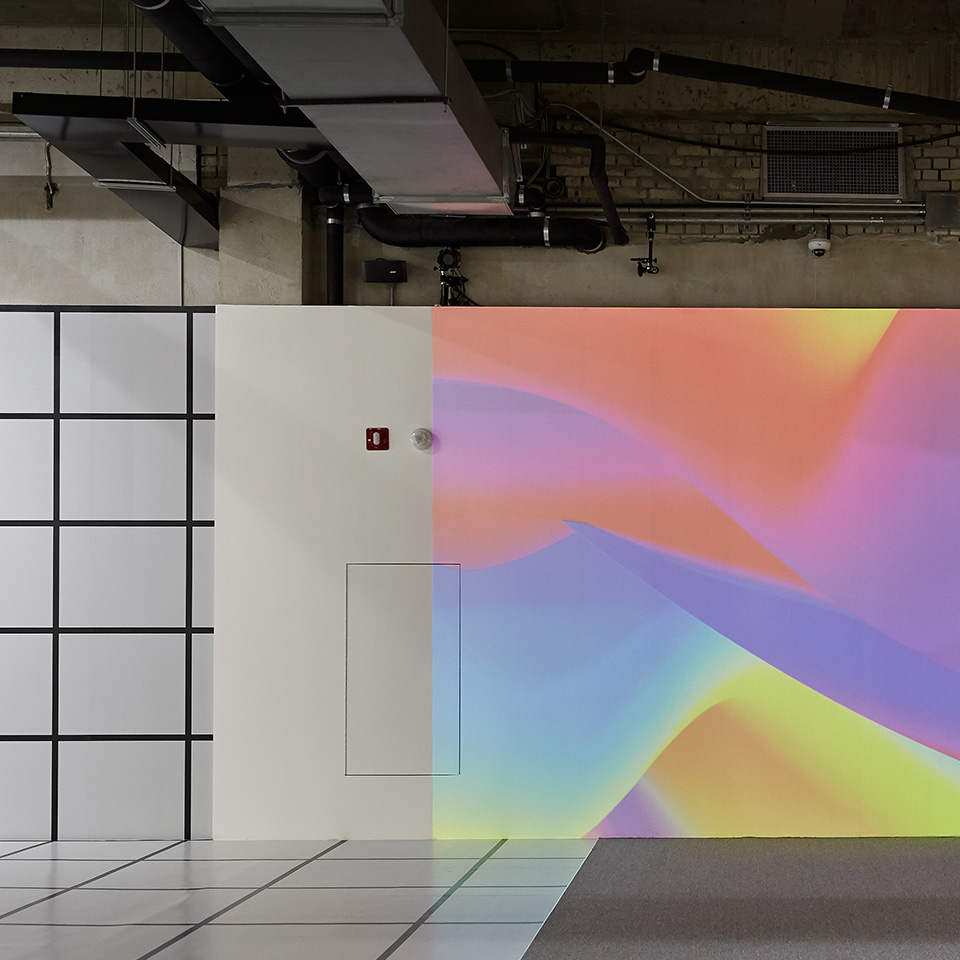 캐스퍼 스튜디오 내 무빙 영상 아트월